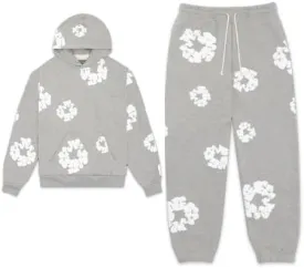 2 PCS Graphic Hoodies Vintage Printed Hoodie Sweatshirt Casual Oversized Long Sleeve Streetwear Hooded Pullover
