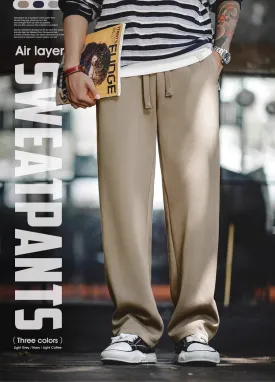 American Casual Air Layer Loose Anti-Wrinkle Stretch Men's Trousers