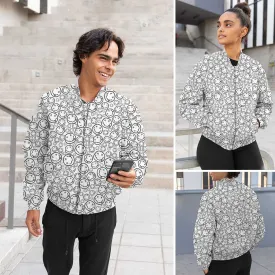AOP Bomber Jacket - Smiley