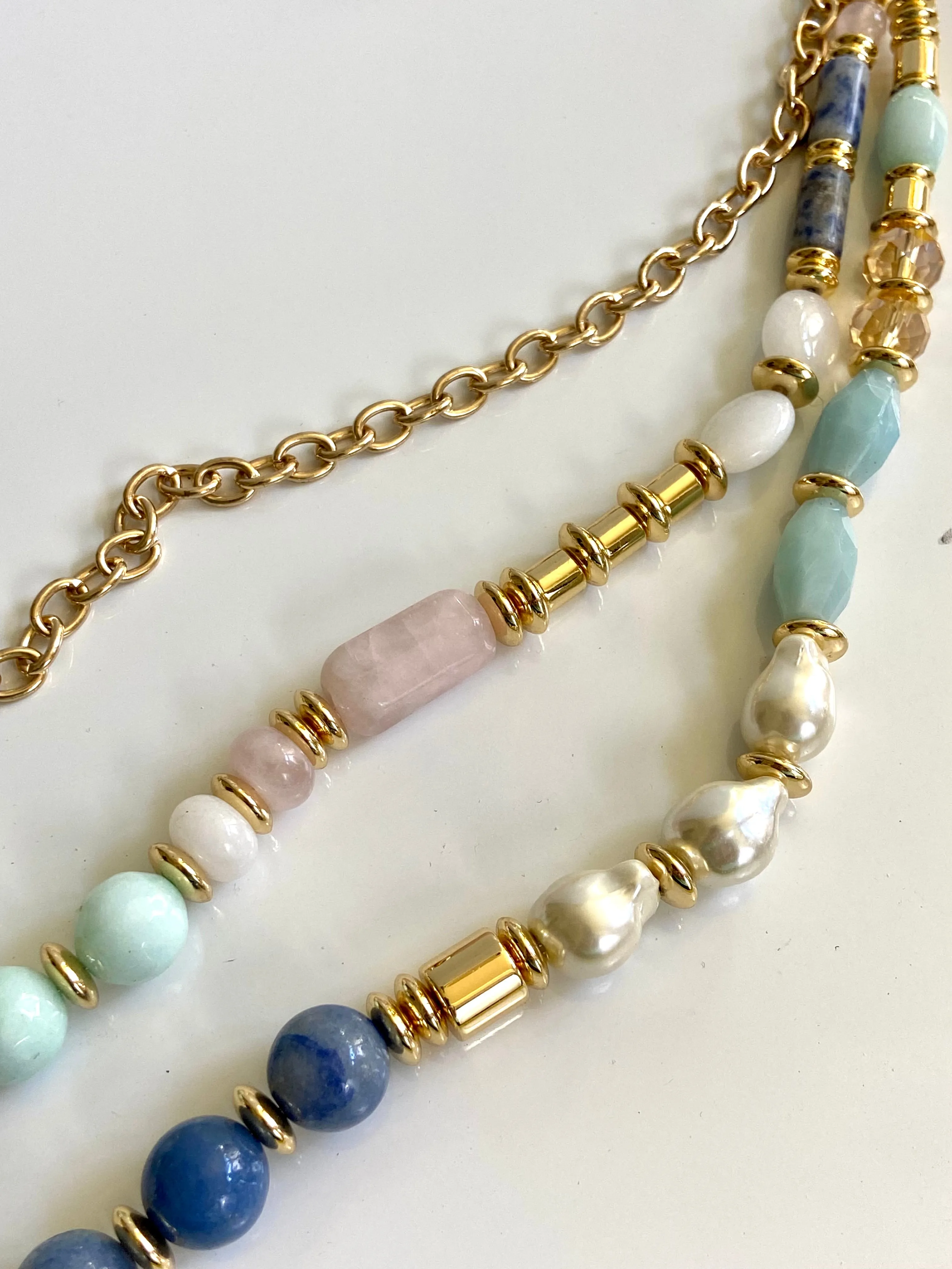 Beads& chain waist belt