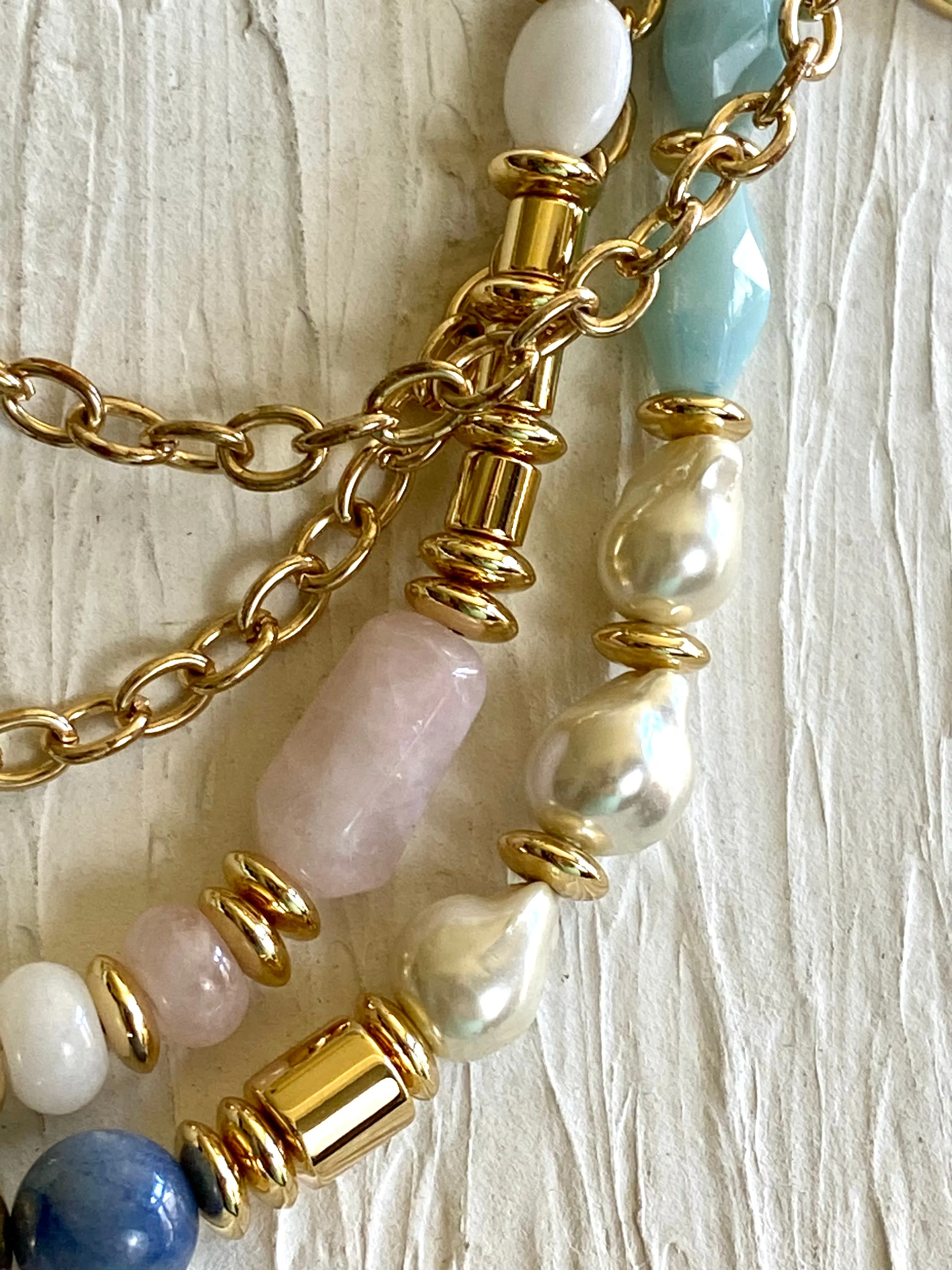 Beads& chain waist belt