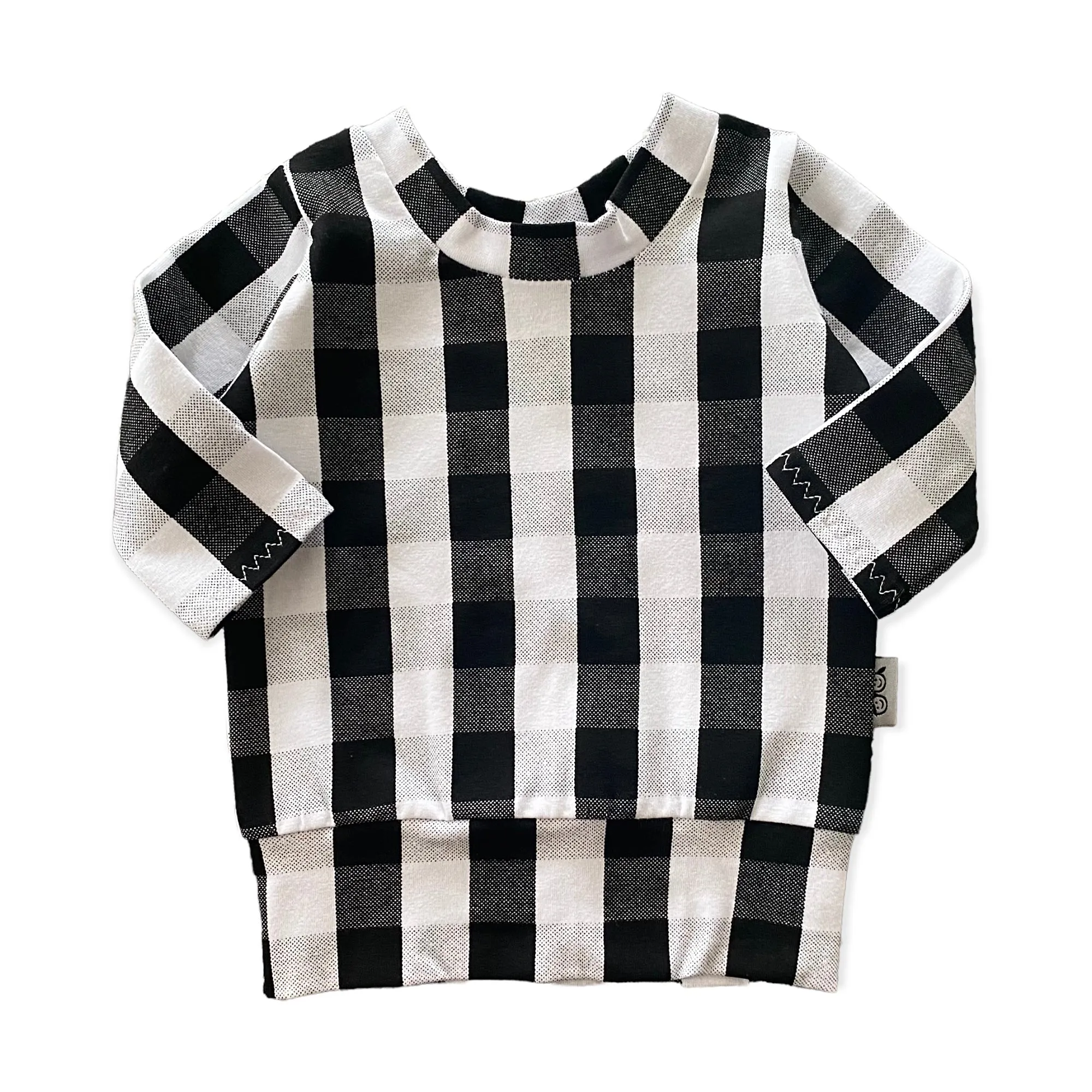 Black and White Plaid Dudis Lounge Set