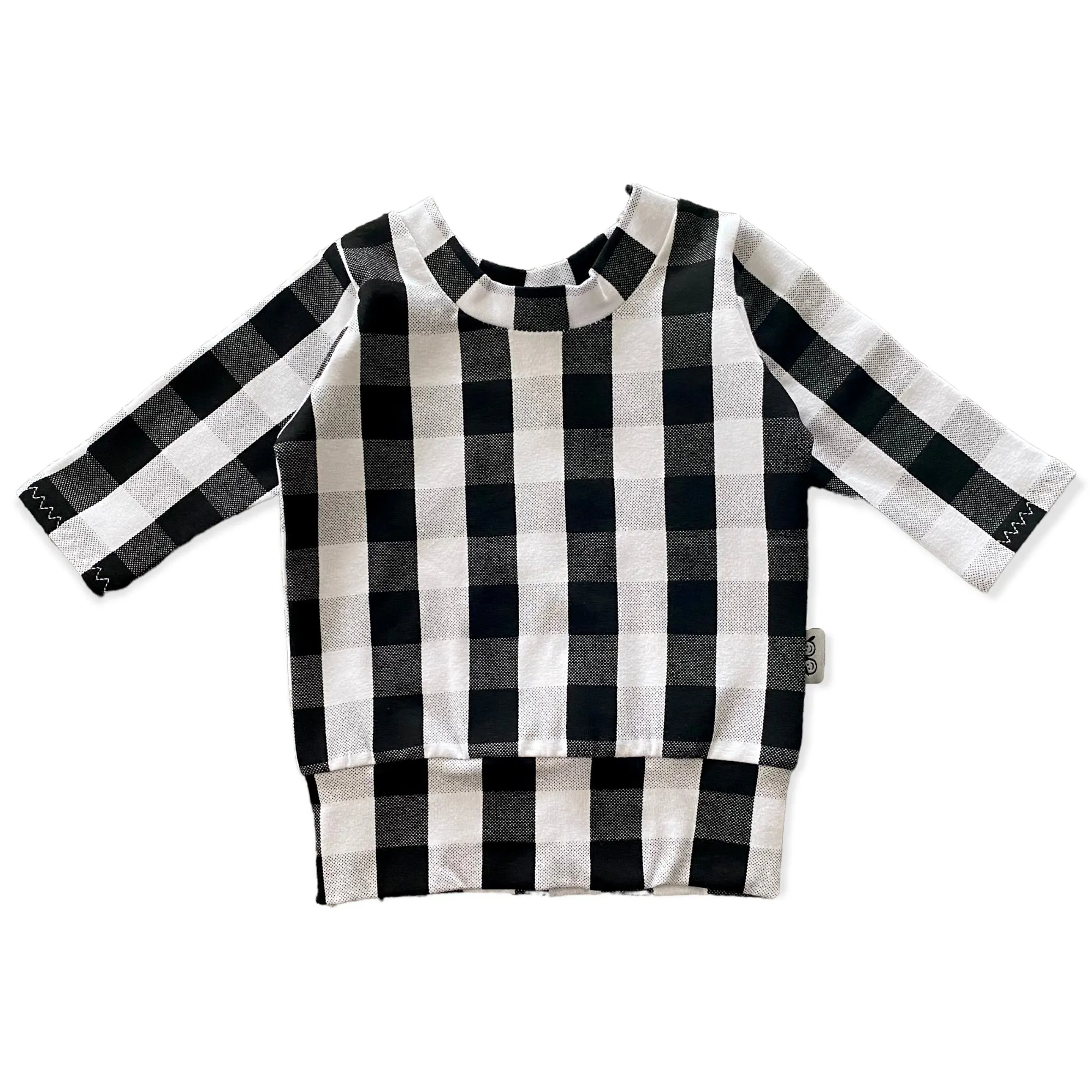 Black and White Plaid Dudis Lounge Set