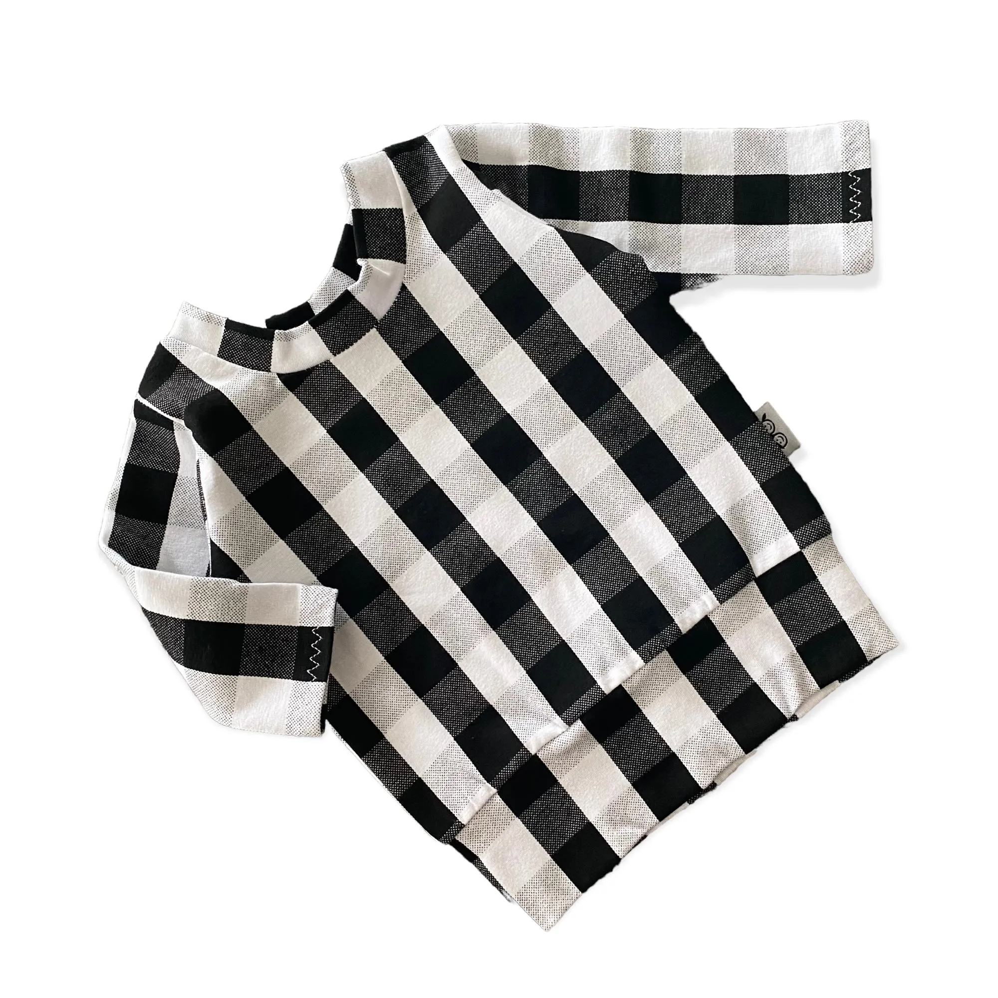 Black and White Plaid Dudis Lounge Set