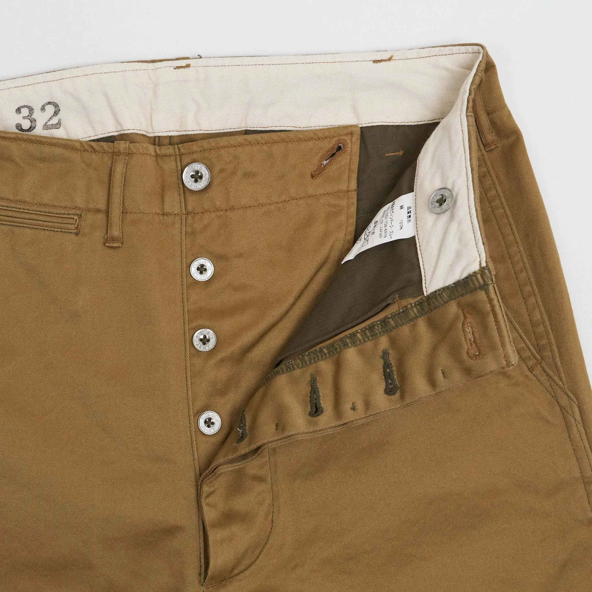 Black Sign Military Chino Trousers
