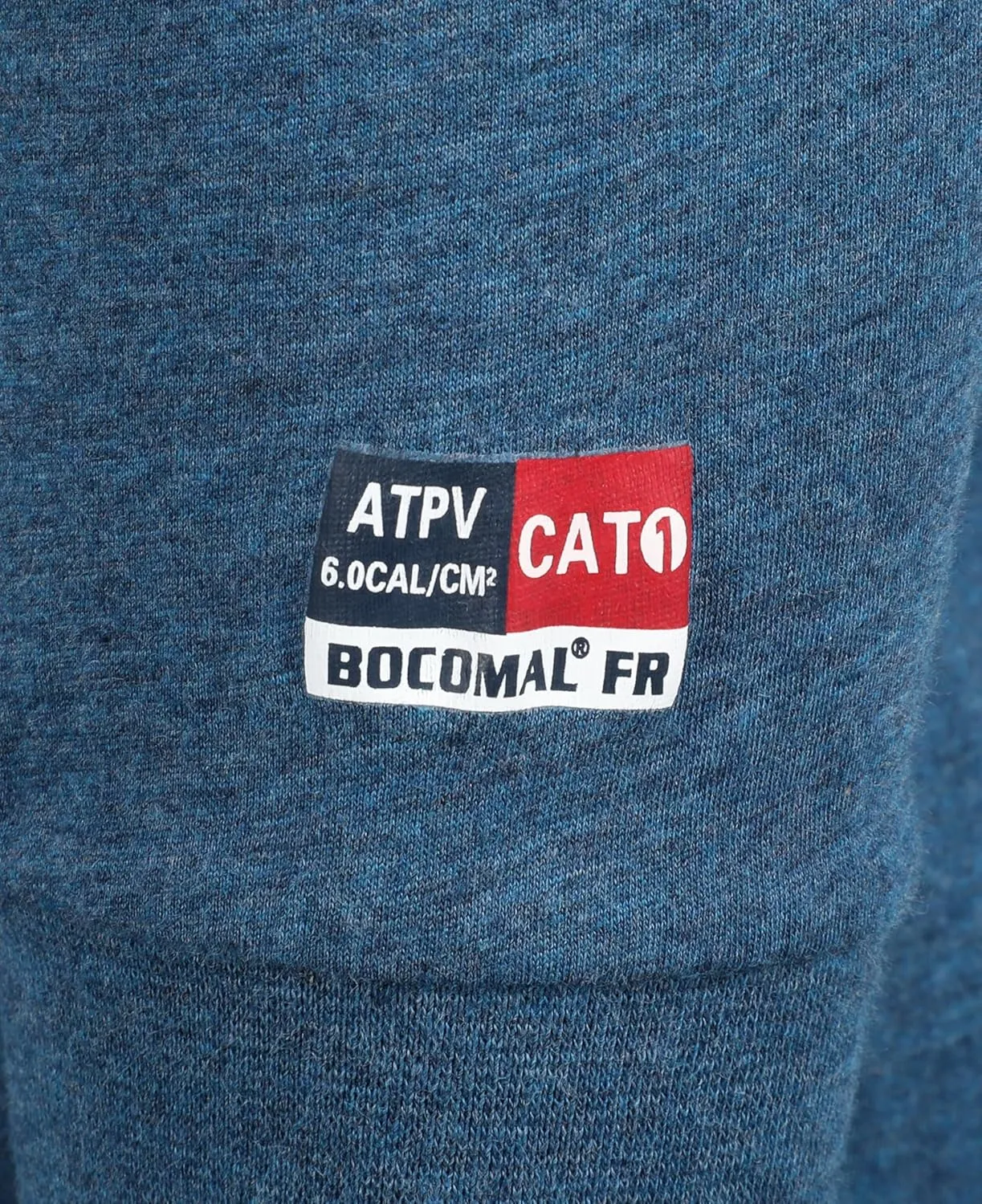 BOCOMAL FR Hooded T Shirts 4oz EX Lightweight Heather Series Flame Resistant NFPA2112 CAT1 Work Shirt Baselayer