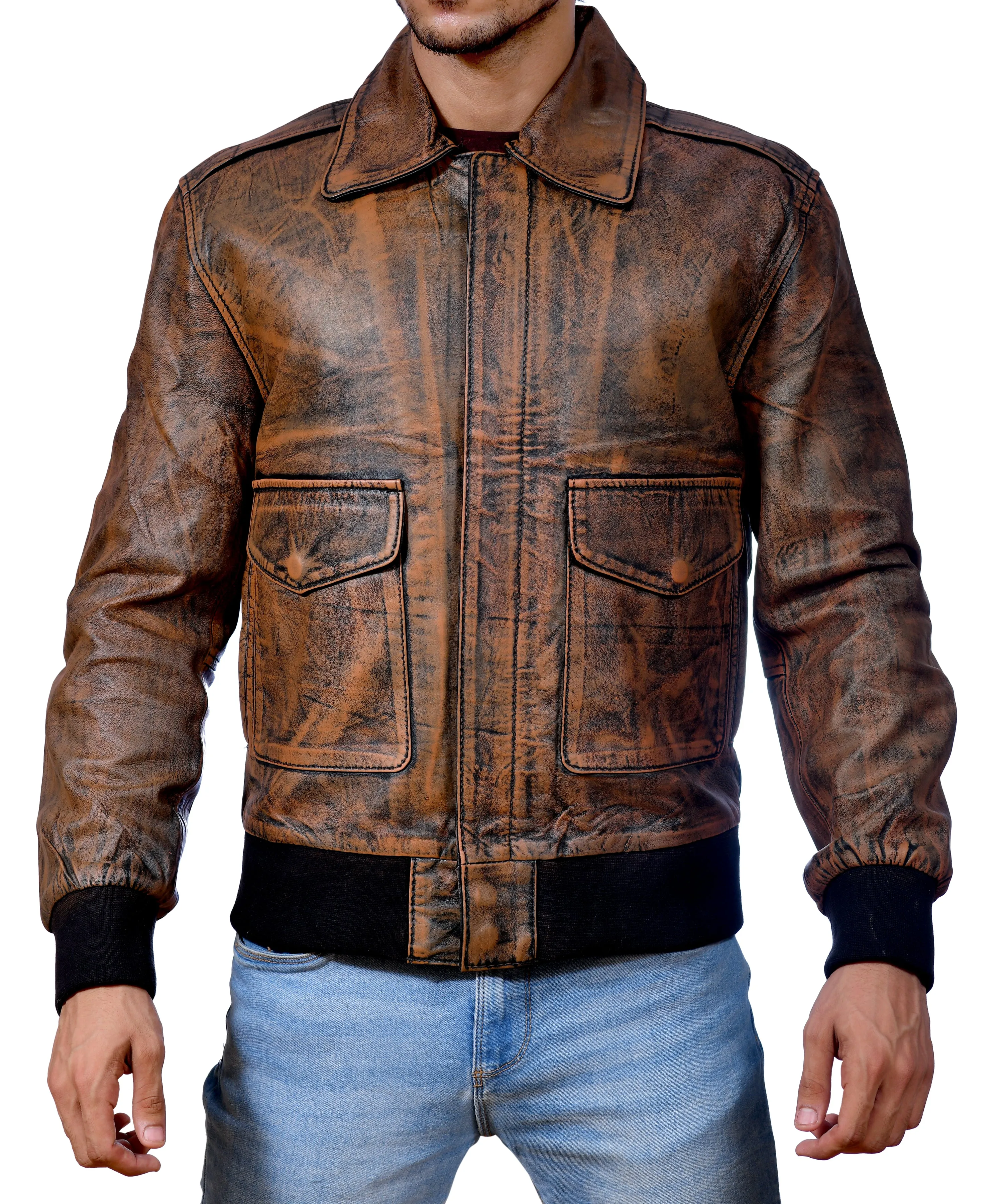 Bomber Men's Leather Jacket