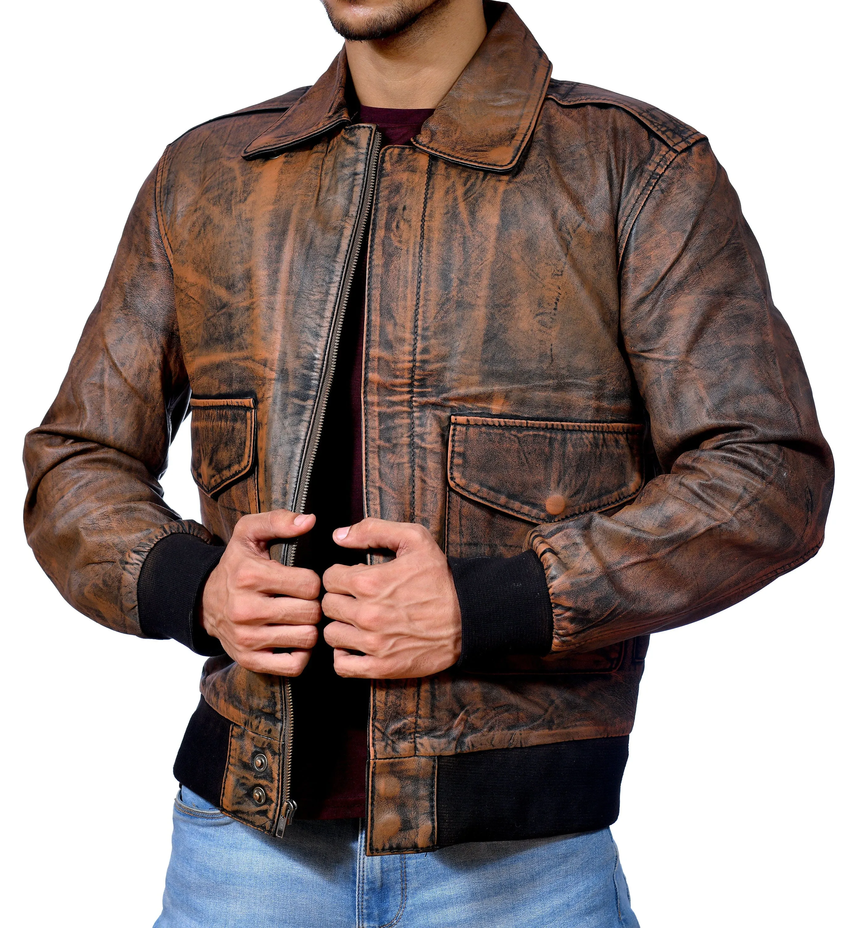 Bomber Men's Leather Jacket