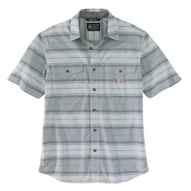 Carhartt 105174 Men's Rugged Flex Relaxed Fit Lightweight Plaid Short - XXX-Large - Carhartt Gray