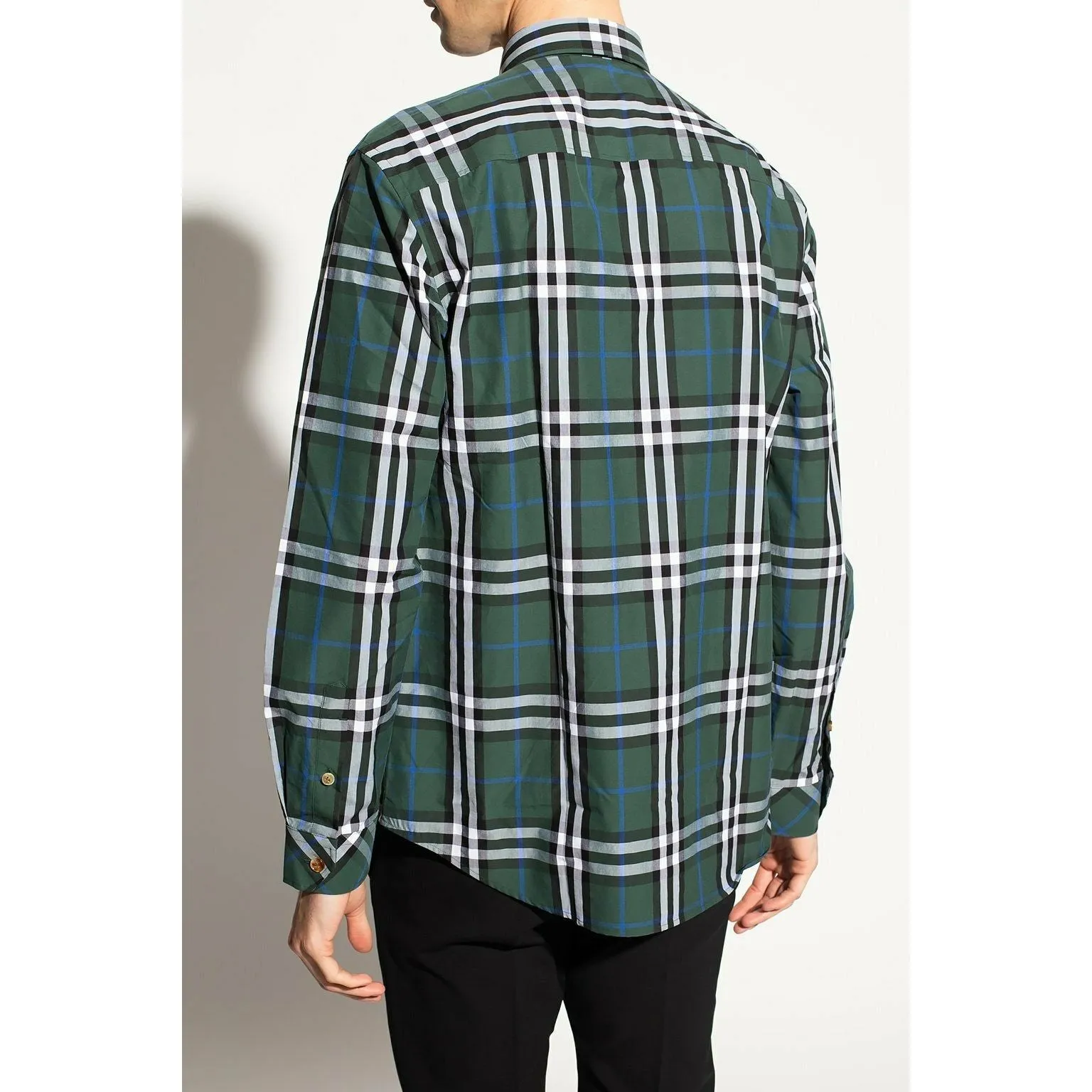 CHECK-PRINT BUTTON-DOWN SHIRT