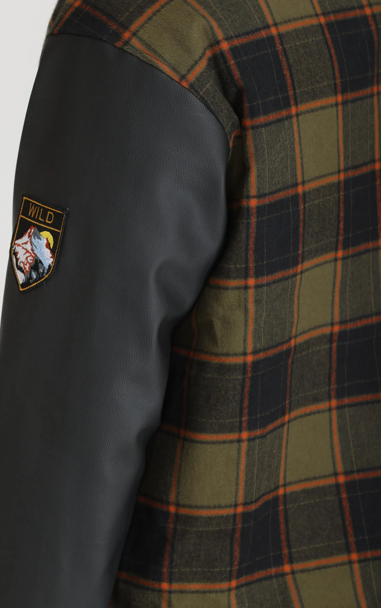 Checked varsity Jacket