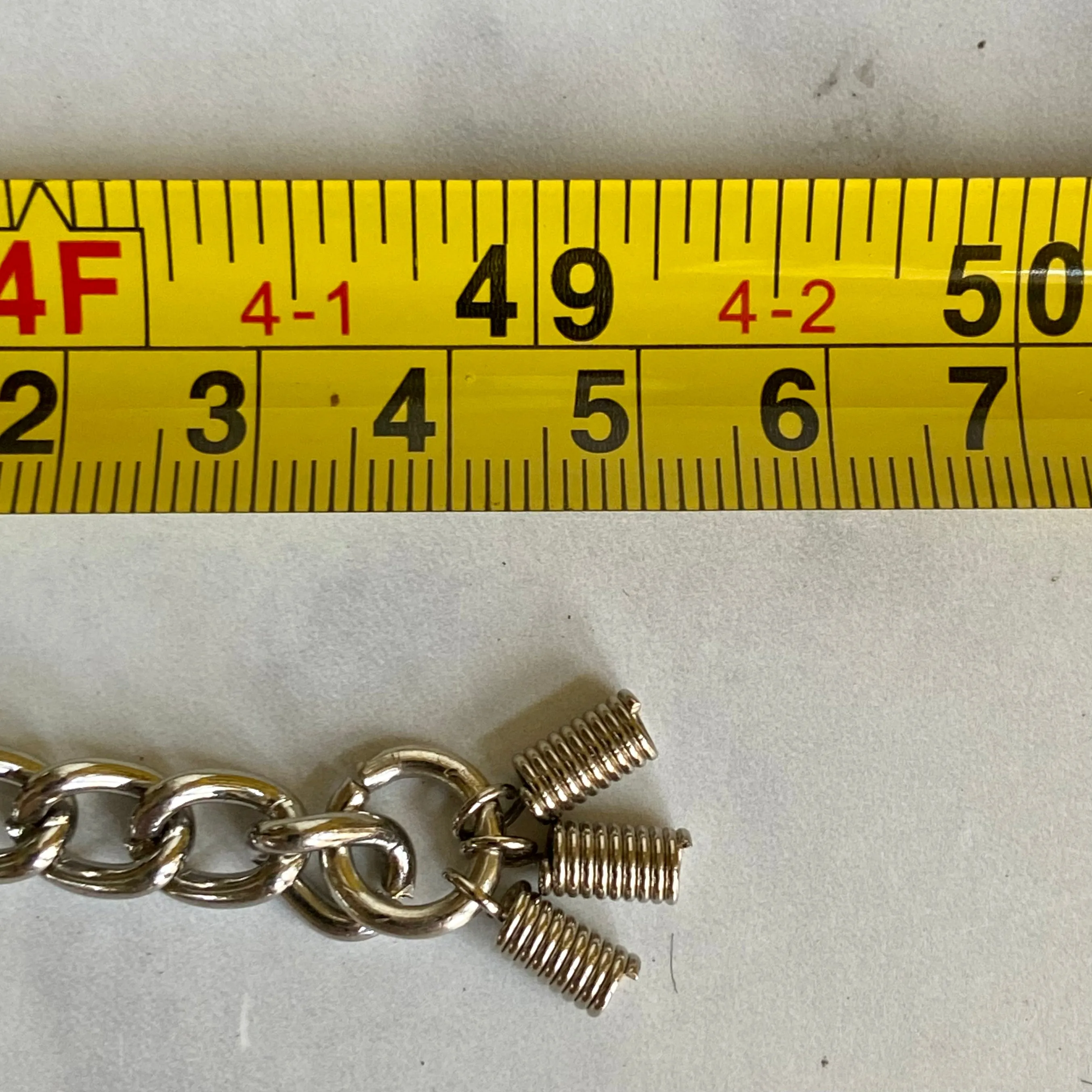Circle and heart chain belt