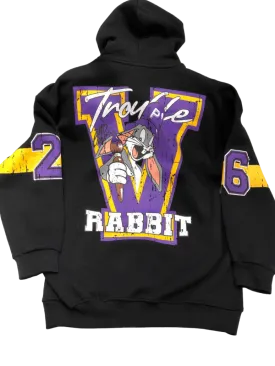 Clang Black Men's Pullover Graphic Hoodies Long Sleeves Heavy Blend Oversize