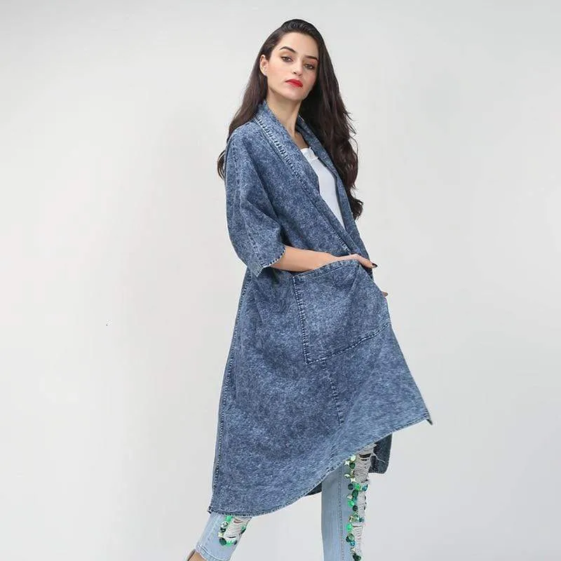 COLLAR HALF SLEEVE TRENCH COAT