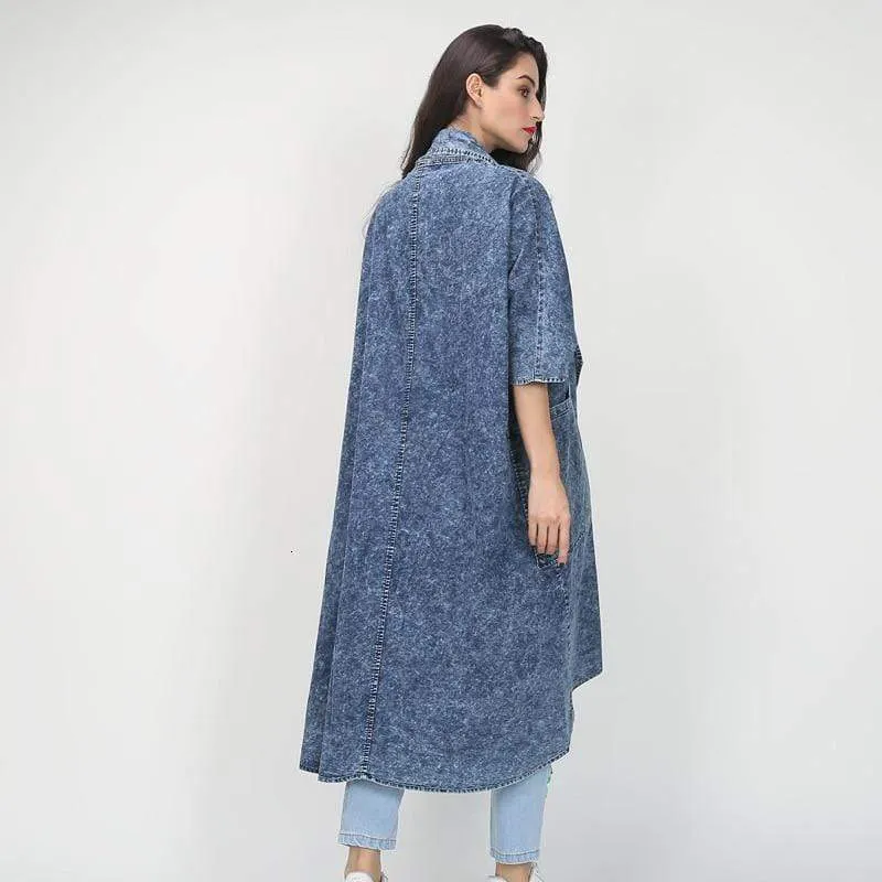 COLLAR HALF SLEEVE TRENCH COAT