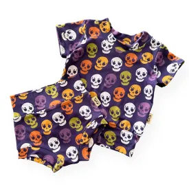 Colorful Skulls Summer Lounge Set