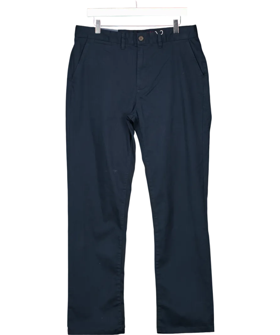 Crew Clothing Blue Straight Chino W34