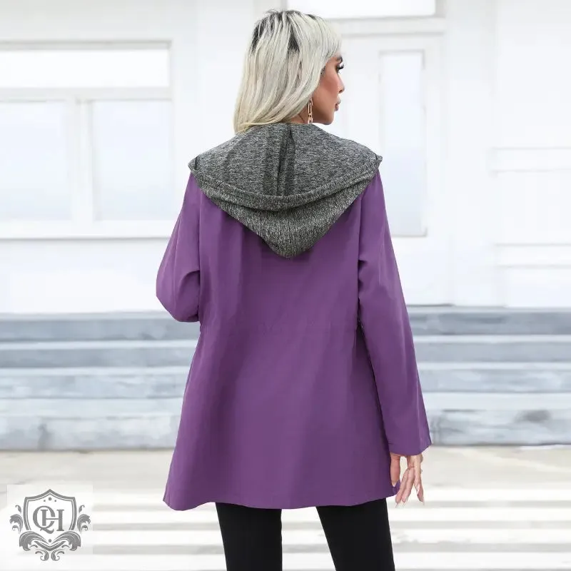 Double Zipper Mid Length Coat