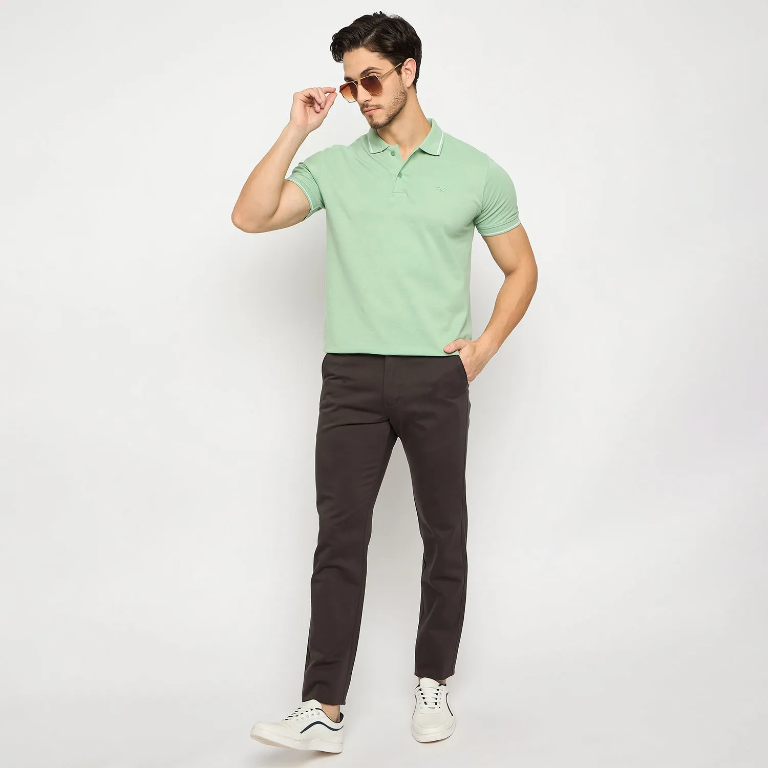 Duke Stardust Men Flatfront Narrowfit Chinos Trousers (SDT4591)