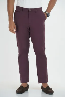 Essential Chinos - Slim Fit - Maroon