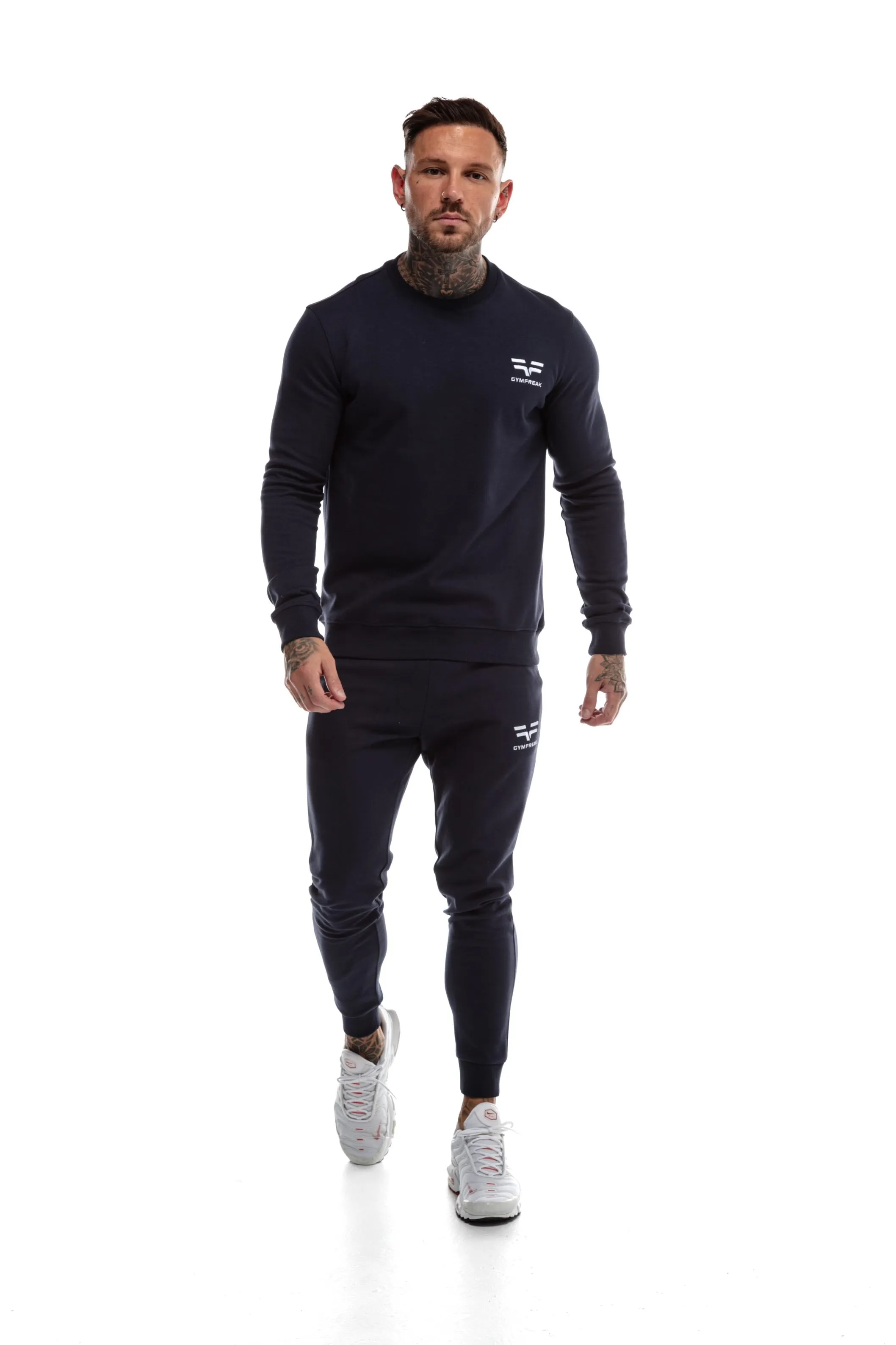 GymFreak Mens Power Joggers - Navy Blue