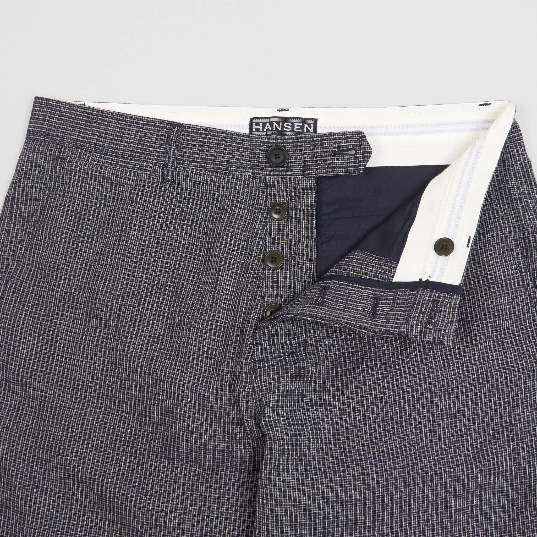 Hansen Dark Linen Pant