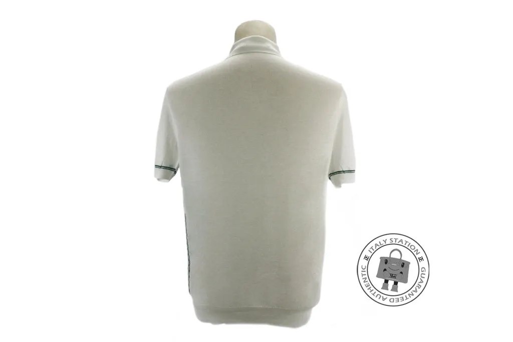 Hermes 437370HA Polo Manches Courtes Emeraude / 47 Cotton M Polo Shirts