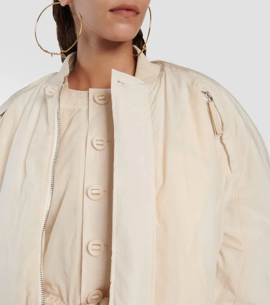 Jacquemus Le Bomber Bahia cropped bomber jacket