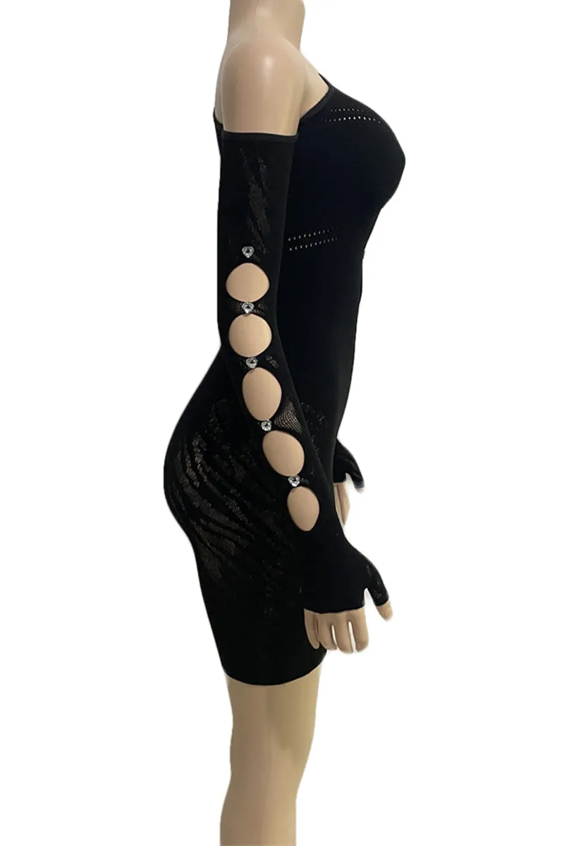 JJ0508 Mesh Cutout Rompers