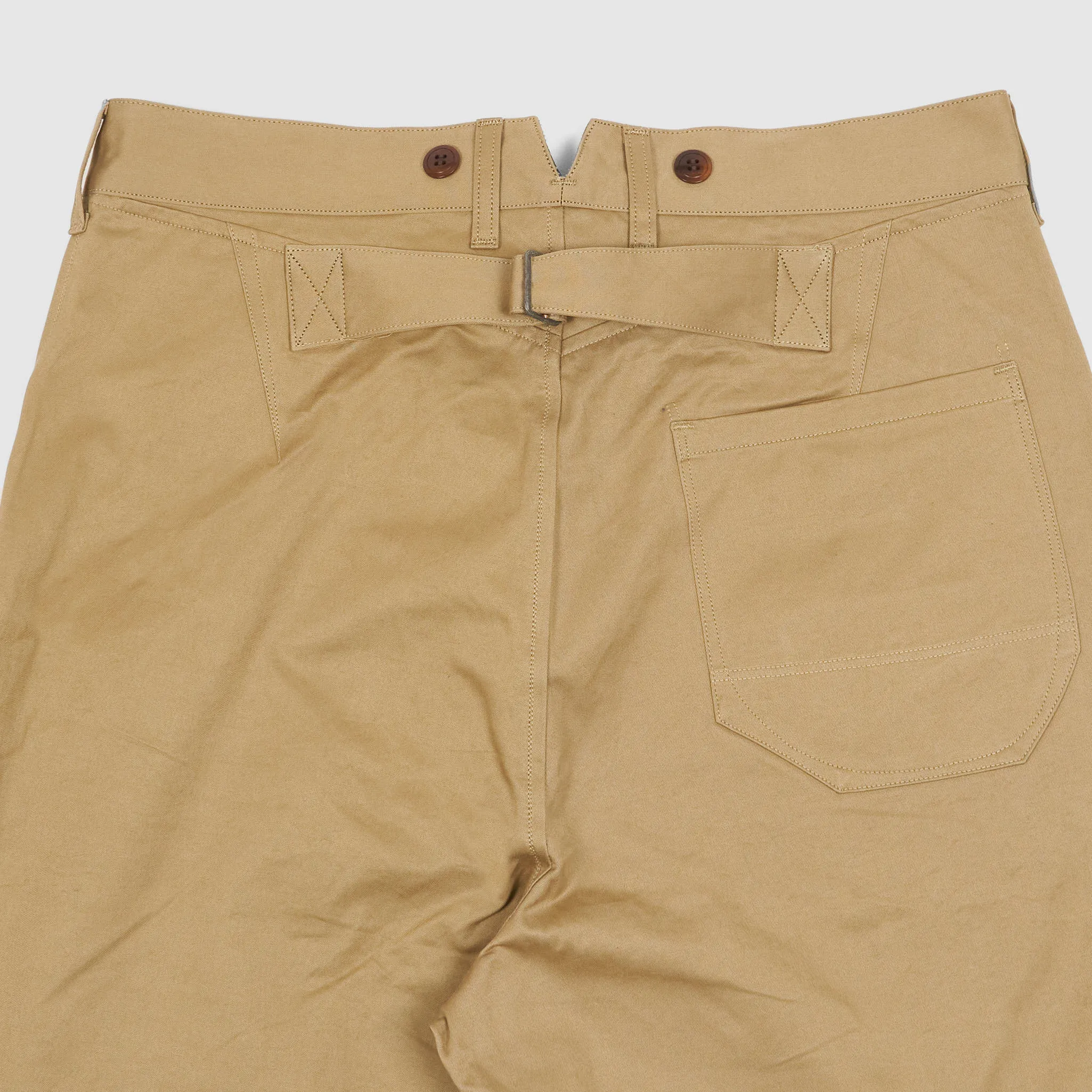 Junya Watanabe Man Cinch Back Loose Fitting Work Chino