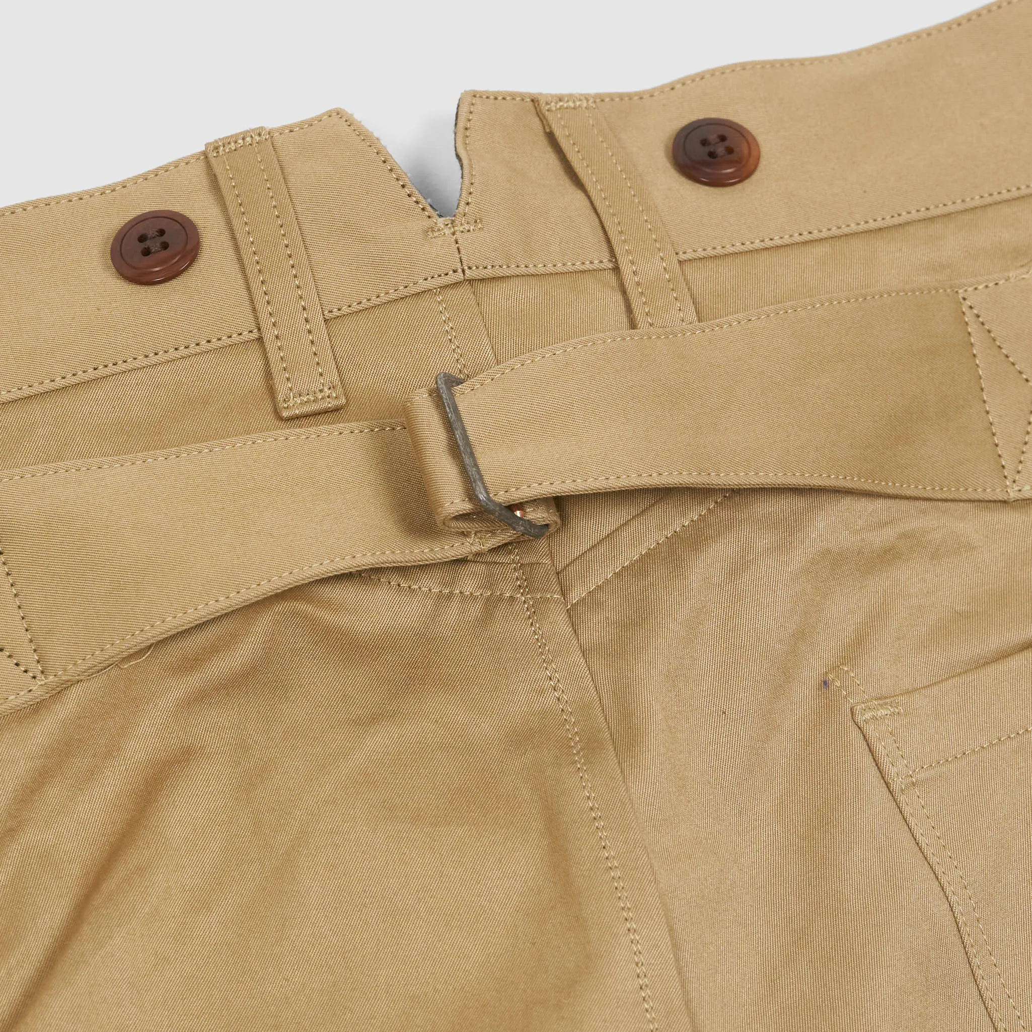 Junya Watanabe Man Cinch Back Loose Fitting Work Chino