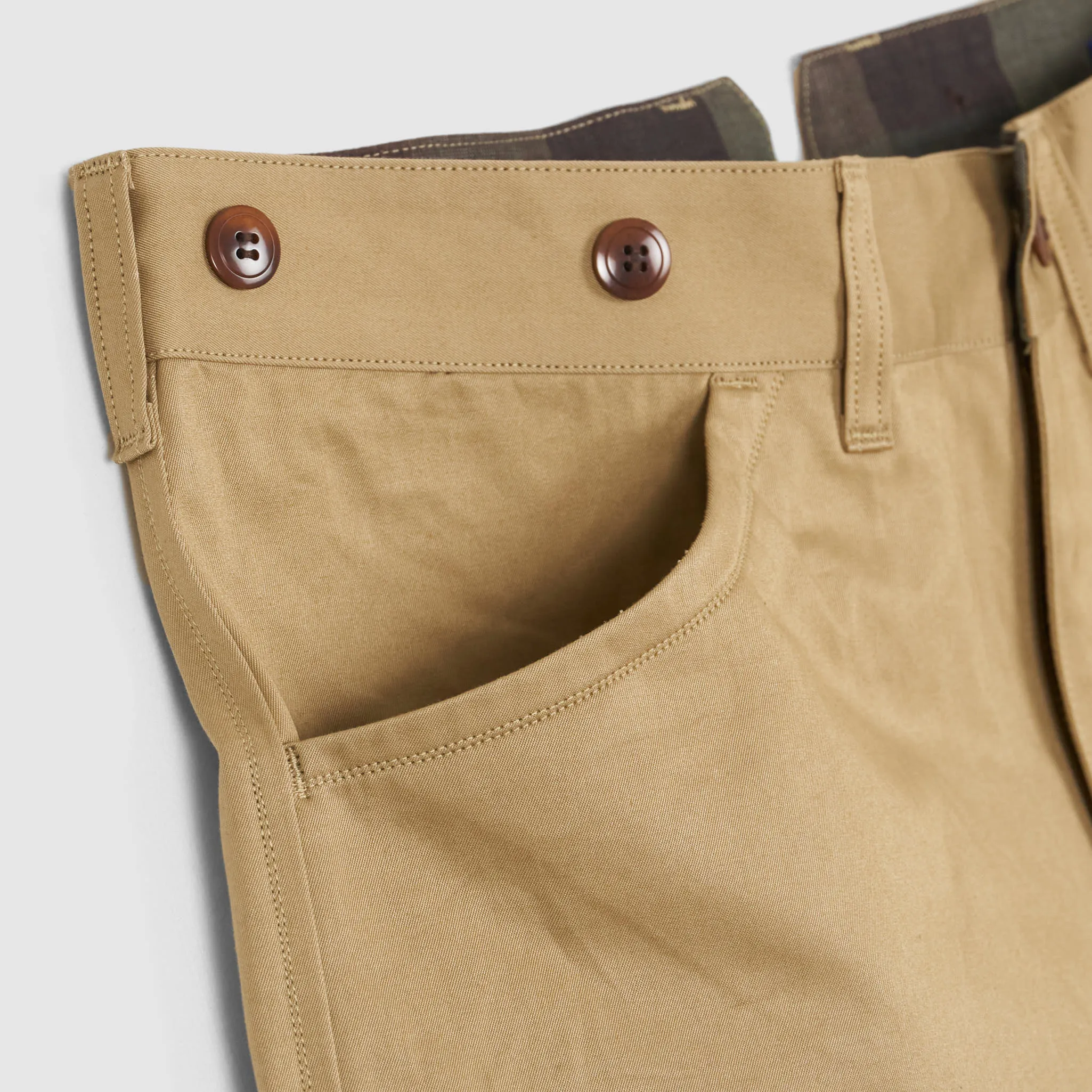 Junya Watanabe Man Cinch Back Loose Fitting Work Chino
