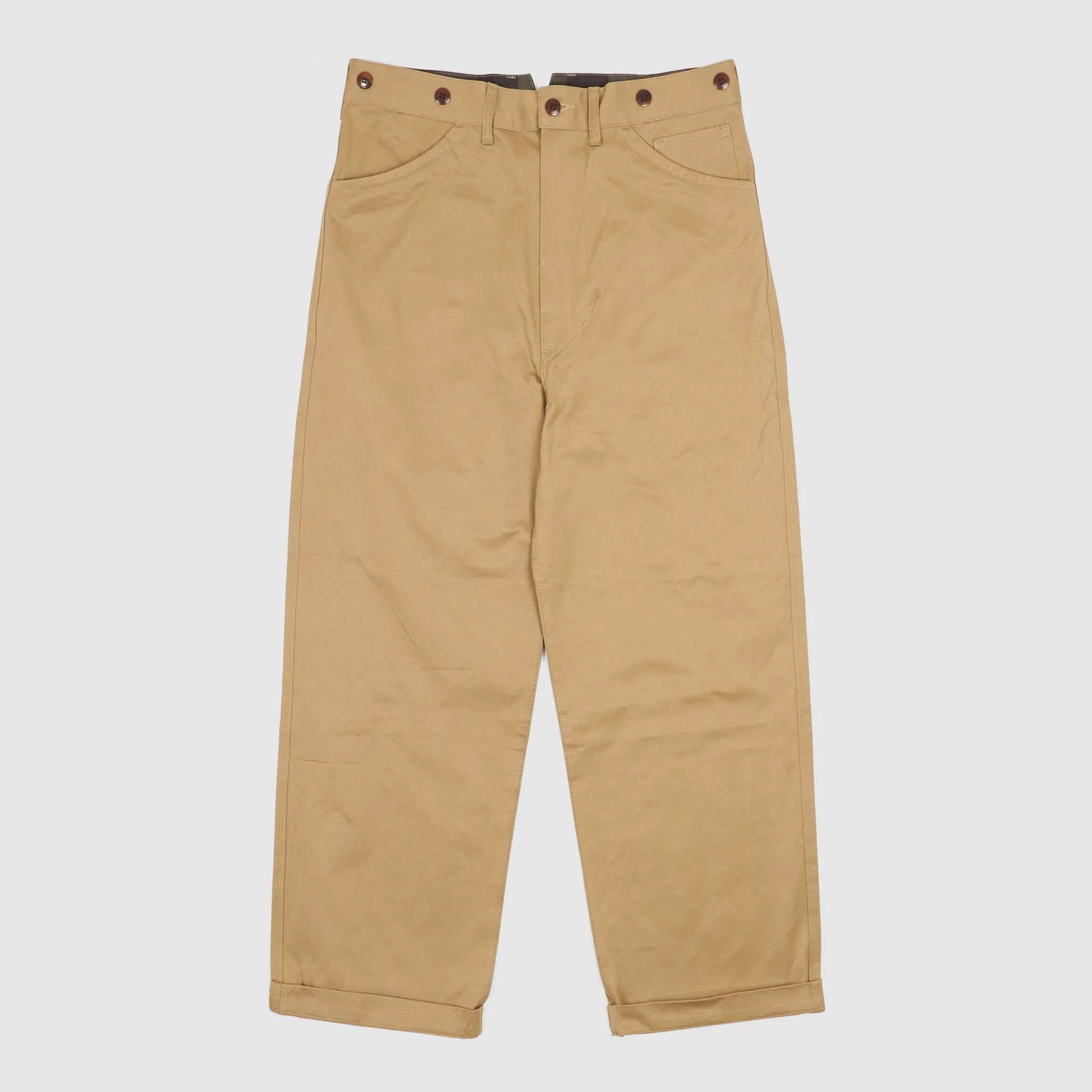 Junya Watanabe Man Cinch Back Loose Fitting Work Chino