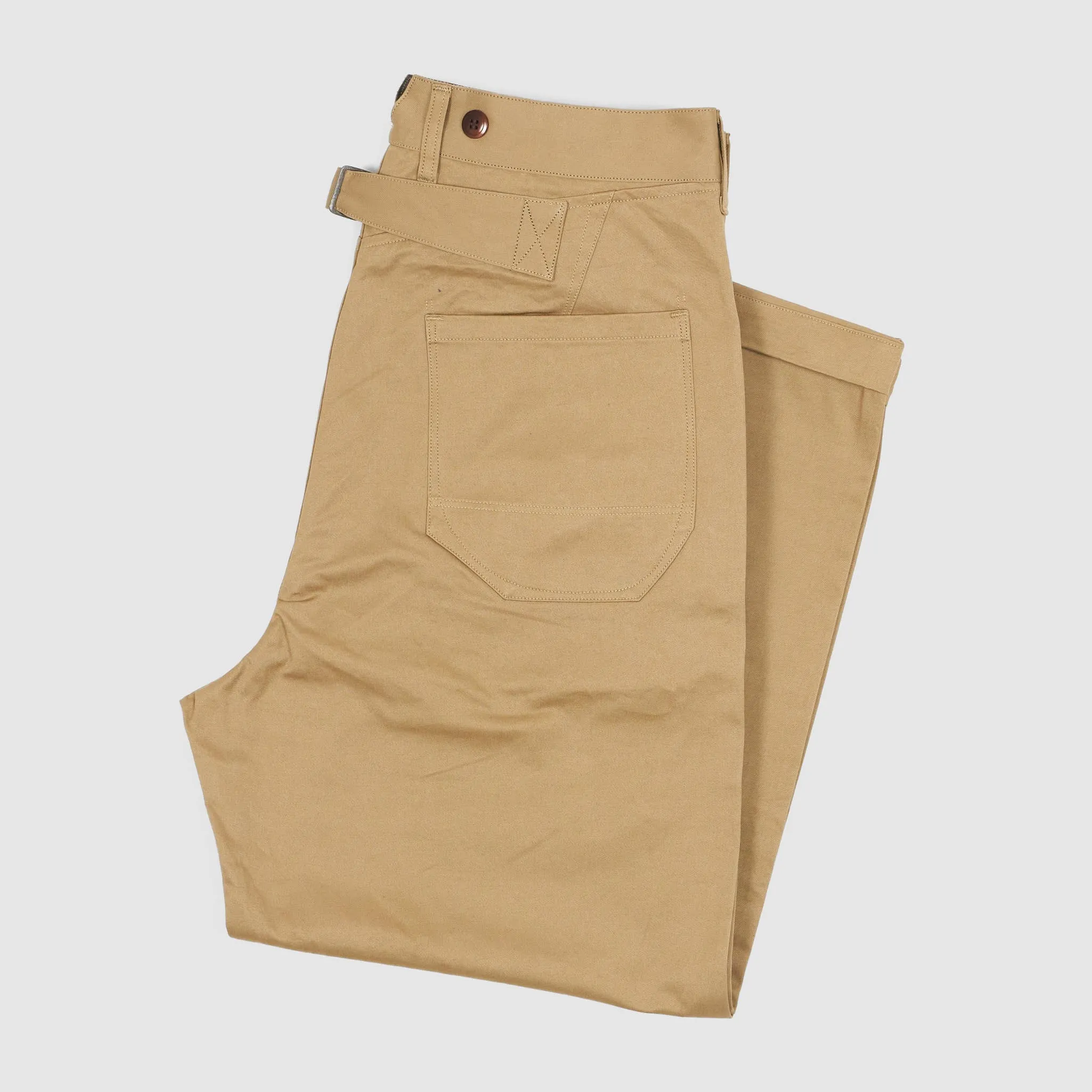 Junya Watanabe Man Cinch Back Loose Fitting Work Chino