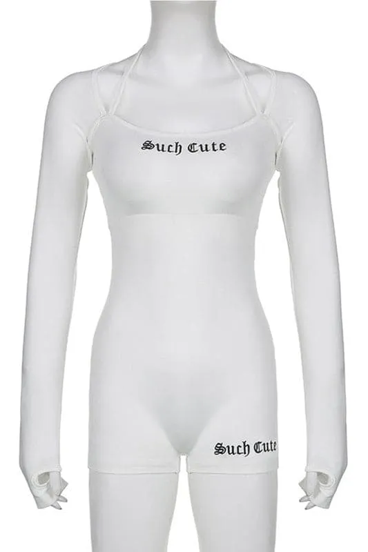 JY213 Squareneck Long Sleeve Rompers