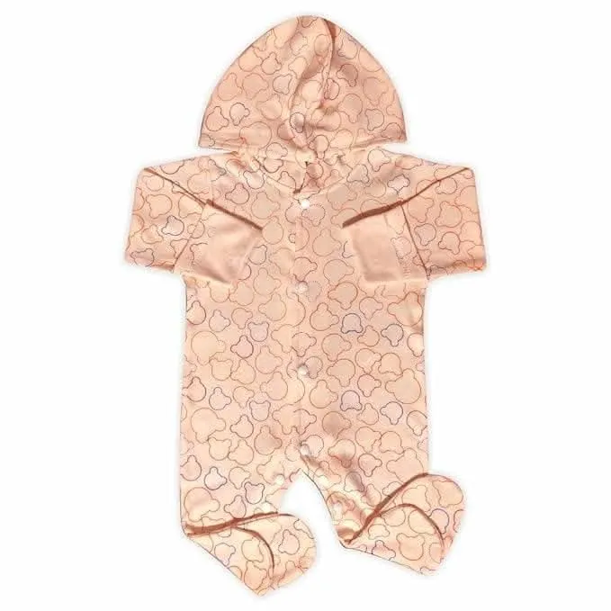 KIDS & BEBS® New Born Baby Romper baby suits for baby boy and baby girls ( peach , 0 - 3 months )