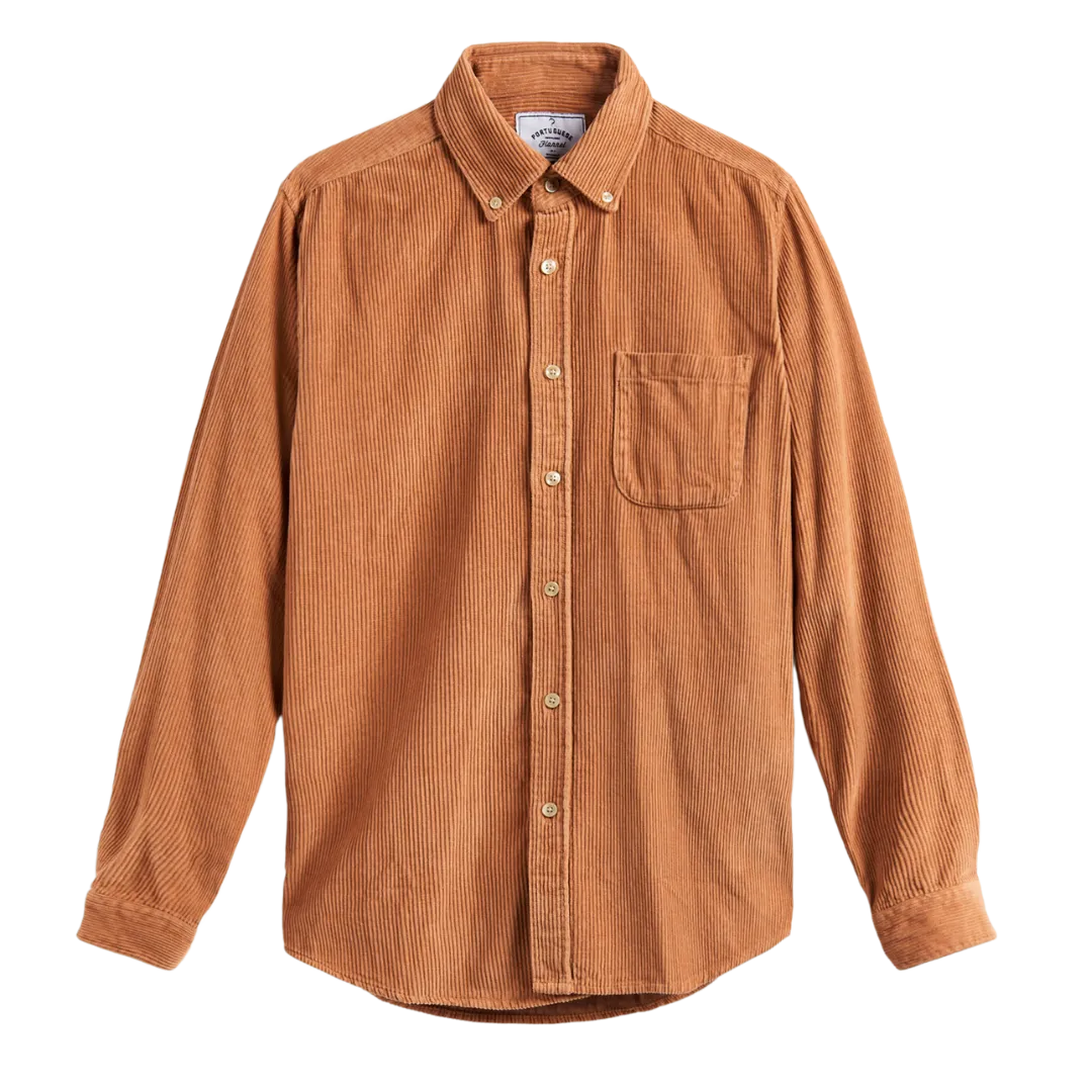Lobo Corduroy Shirt - Terracotta