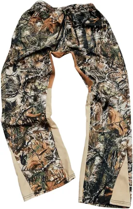 Men's Y2K Camo Graphic Pants Drawstring Waist Straight Leg Loose Long Trousers
