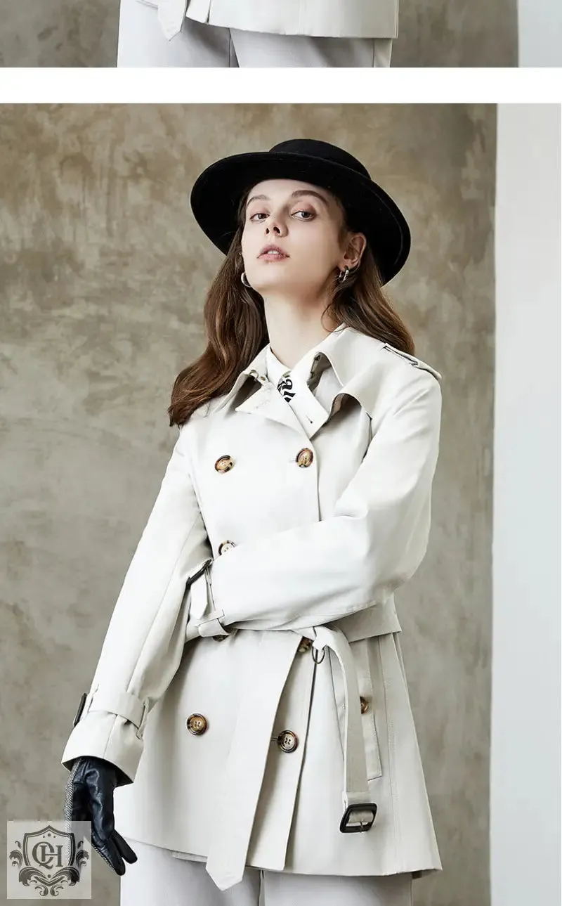 Mid Length Cotton Trench Coat