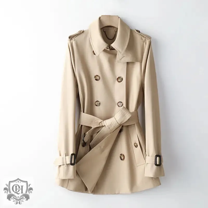 Mid Length Cotton Trench Coat