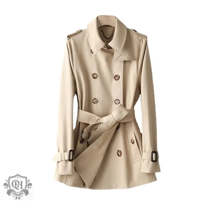 Mid Length Cotton Trench Coat
