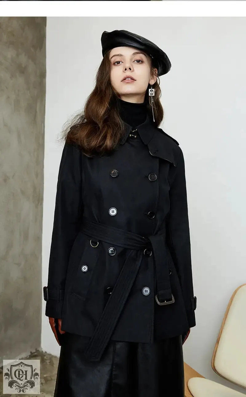Mid Length Cotton Trench Coat