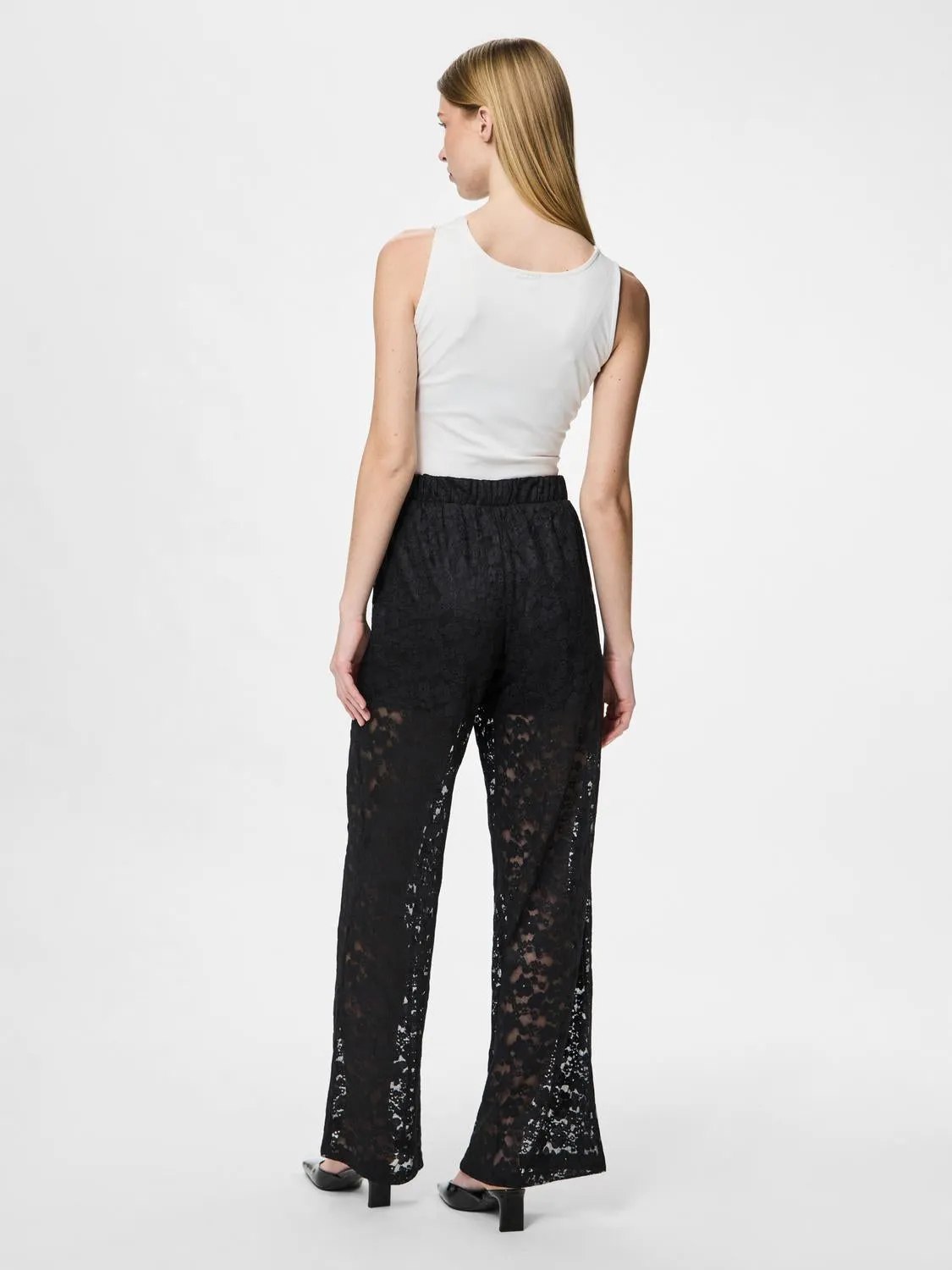 PCFIORA Trousers - Black