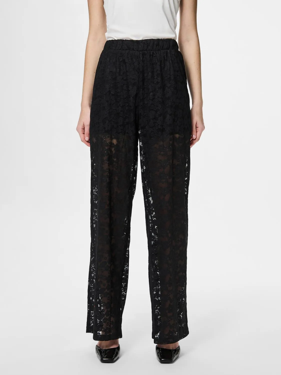 PCFIORA Trousers - Black