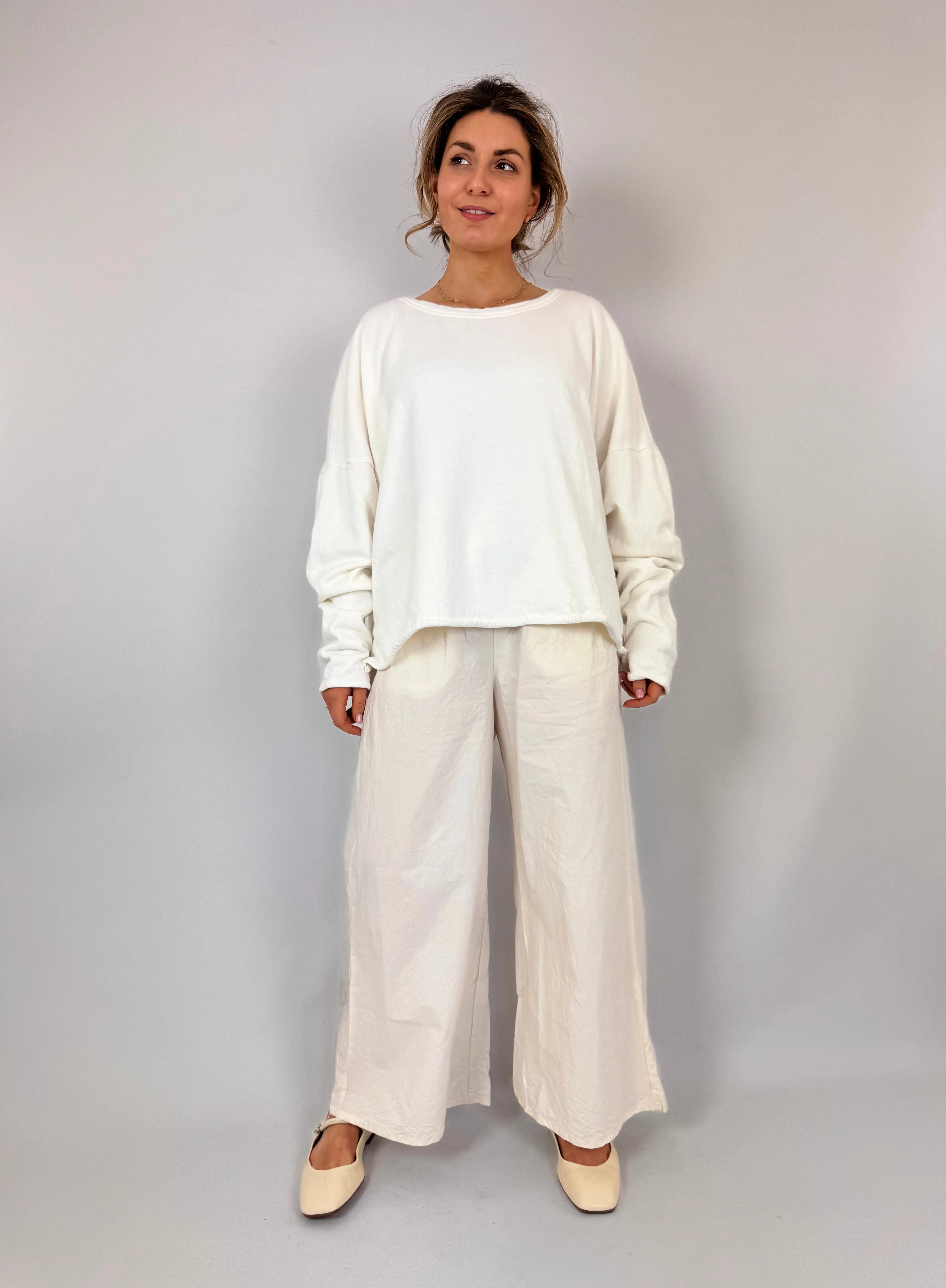 Privatsachen Dehnjung Trousers Schnee