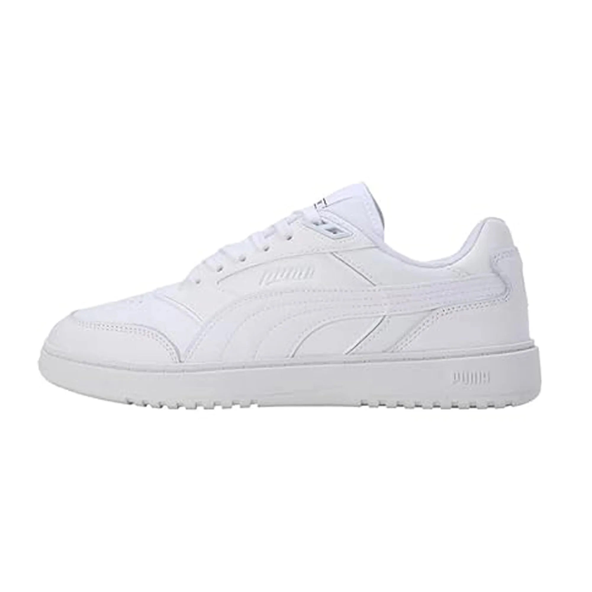 Puma Doublecourt Unisex Sneaker (White-Cool Light Gray) 39328401