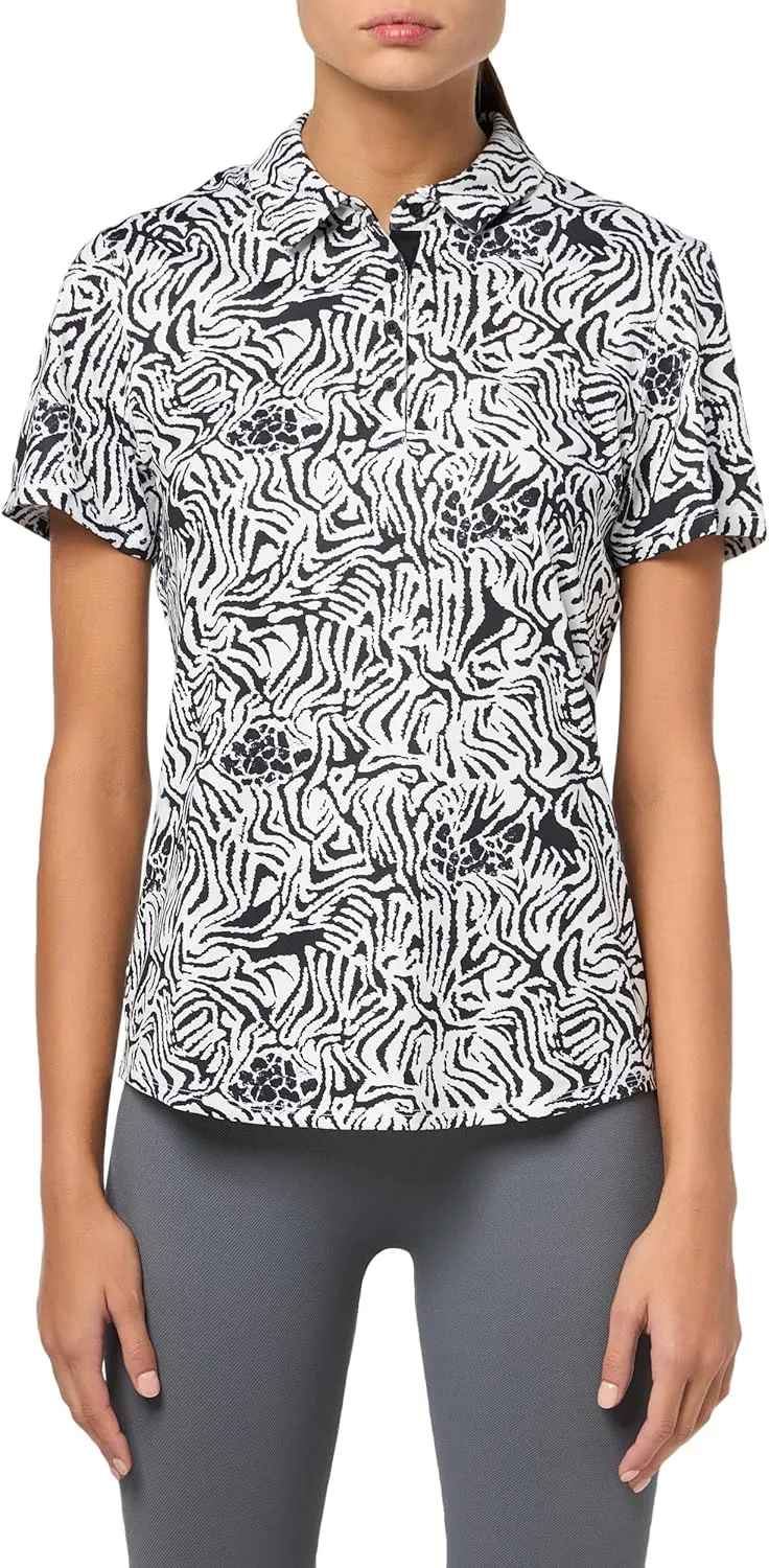 PUMA Women's Cloudspun Zebra Ss Polo
