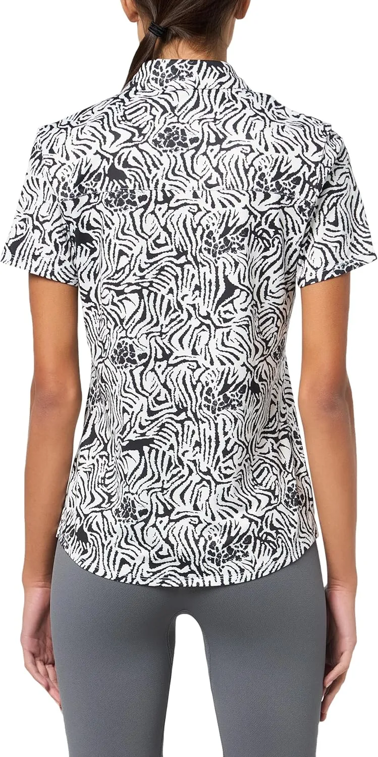PUMA Women's Cloudspun Zebra Ss Polo