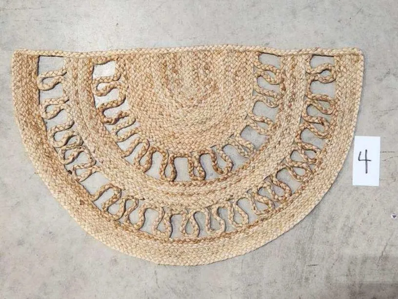 Sale - Half Round Braided Jute Rug