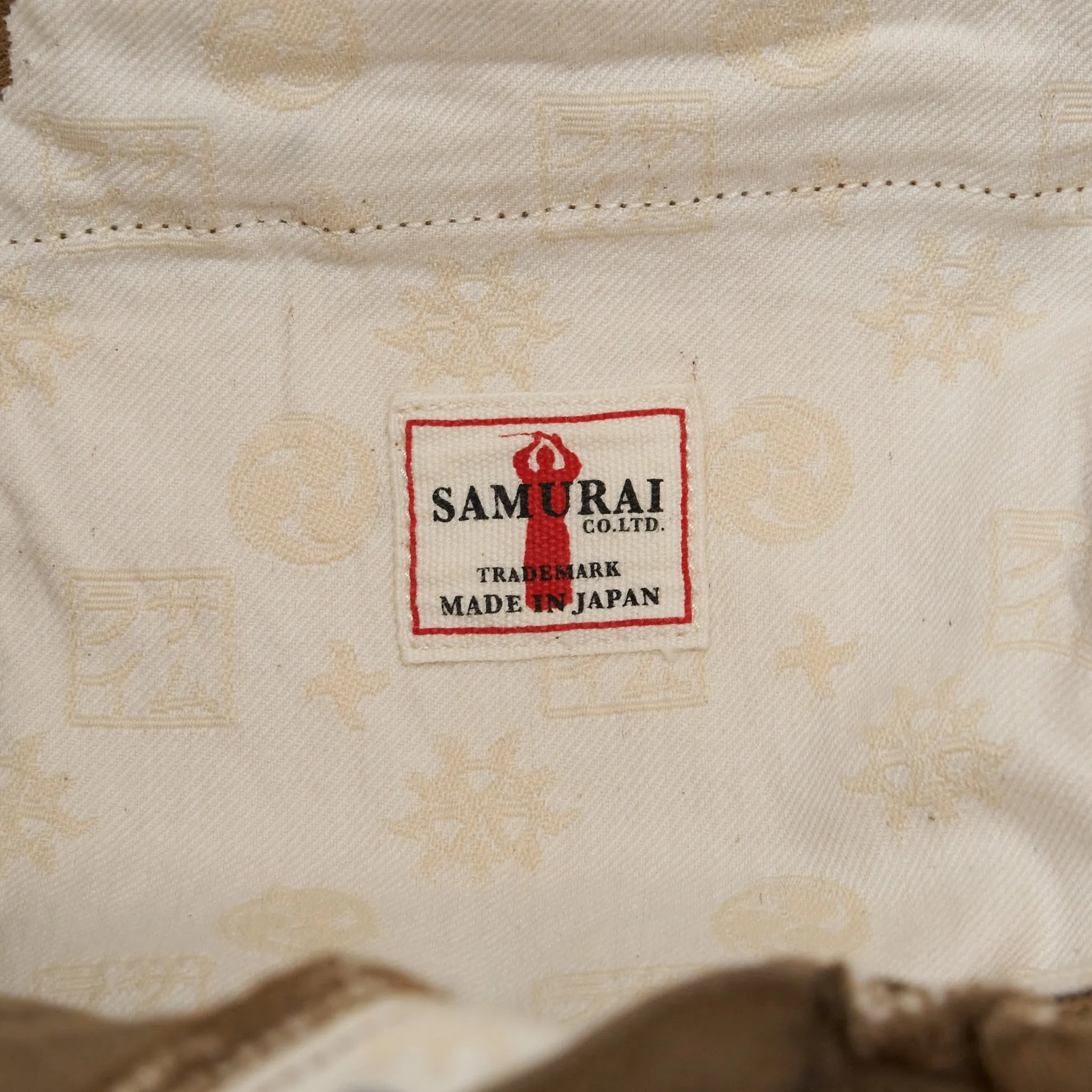 Samurai Jeans Heavy 15oz. Chino Trousers Brown